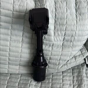 Tall black long neck adjustable cell phone cup holder